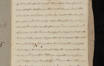 Manuscript by Charlotte Brontë